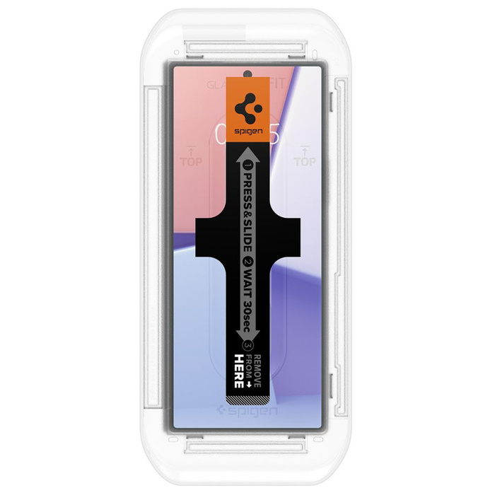Vidrio Templado Spigen GLAS.TR "EZ FIT" Z Fold pAQUETE DE 2 GALAXY 6 TRANSPARENTE