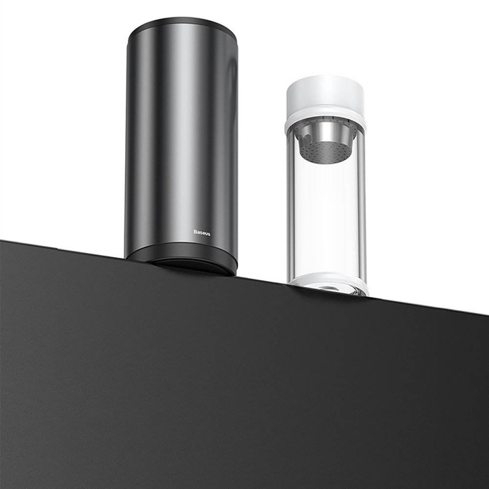 Baseus car mini trash can with lid for car black (CRLJT-01)