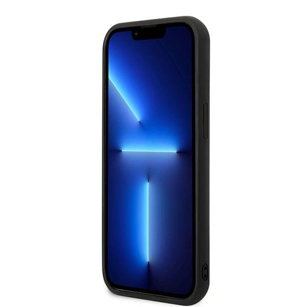 Hülle KARL LAGERFELD Apple iPhone 13 Pro Max Iconik Patch Schwarz Hartcase