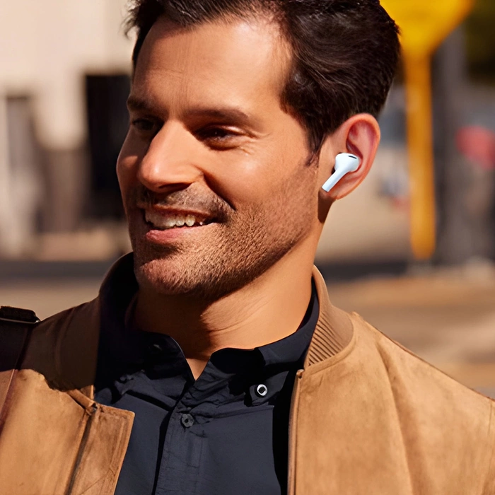 Dudao U19 In-Ear TWS kabelloser Bluetooth 5.3 Kopfhörer mit LED-Anzeige – Weiß