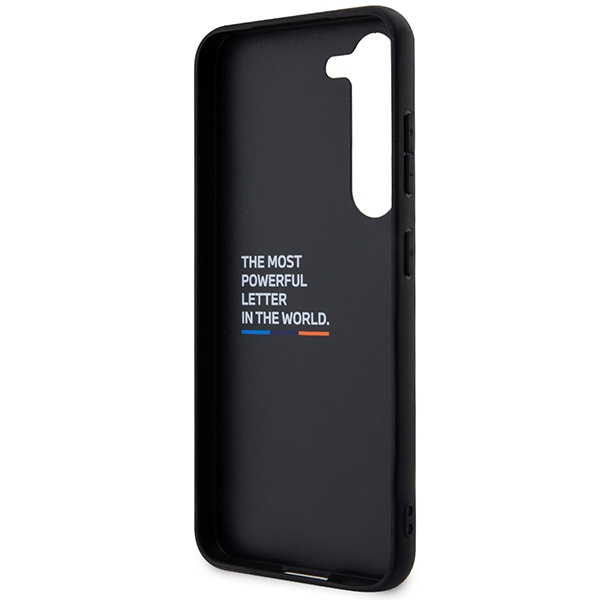 Funda BMW BMHCS23M22NBCK S23 Plus S916 Negro/Negro Cuero Carbono