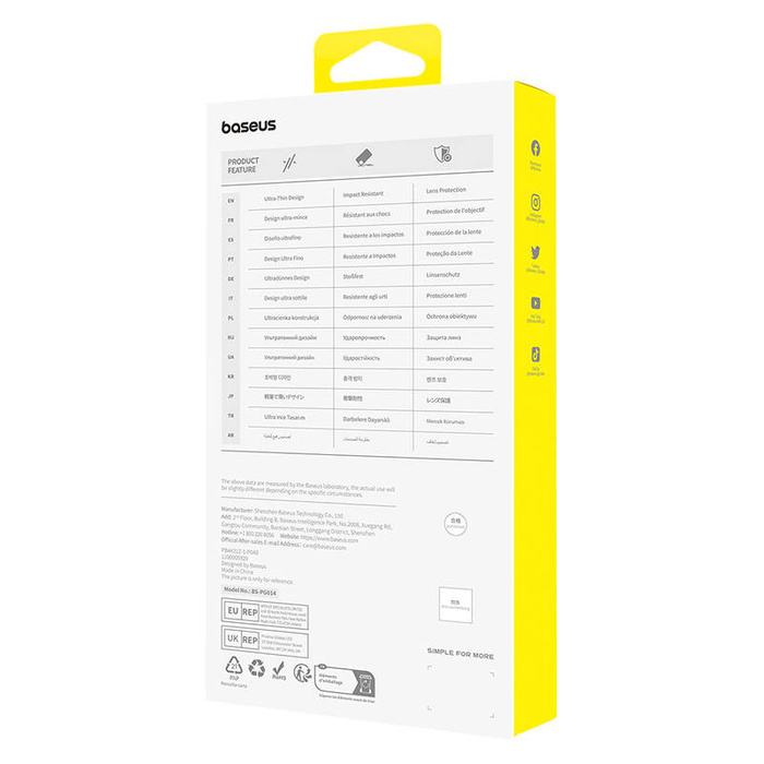 Szkło hartowane 0.3mm Baseus Diamond do iPhone 15 Plus