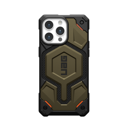 Etui UAG Monarch Pro - obudowa ochronna do iPhone 15 Pro Max kompatybilna z MagSafe (kevlar element green) Case