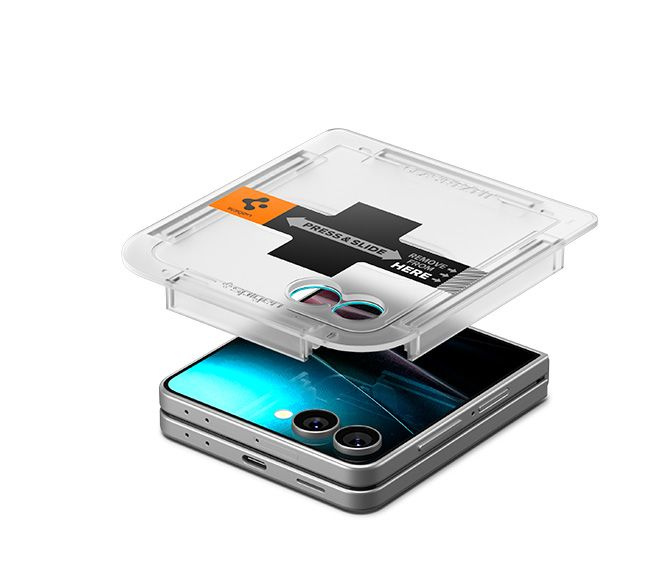 VERRE TREMPÉ SPIGEN GLAS.TR "EZ FIT" HD GALAXY Z FLIP 7 TRANSPARENT
