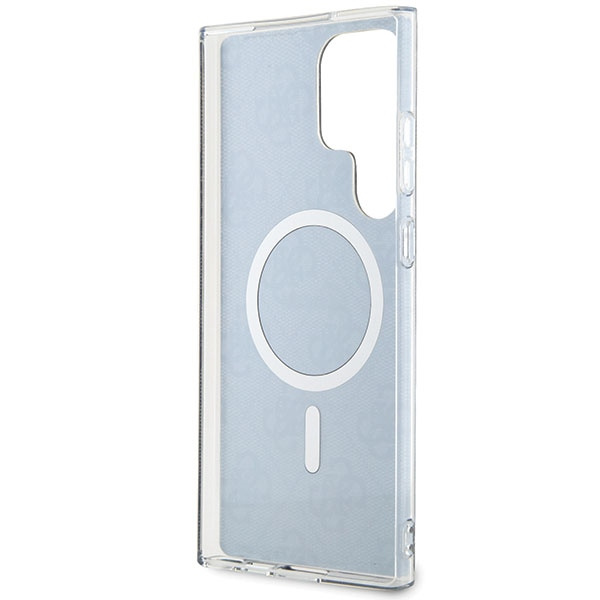 Cover Guess GUHMS23LH4STK S23 Ultra S918 nero/nerocase 4G MagSage Case