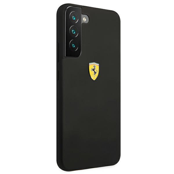 Case FERRARI Samsung Galaxy S22 Plus On Track Silicone Black Hardcase