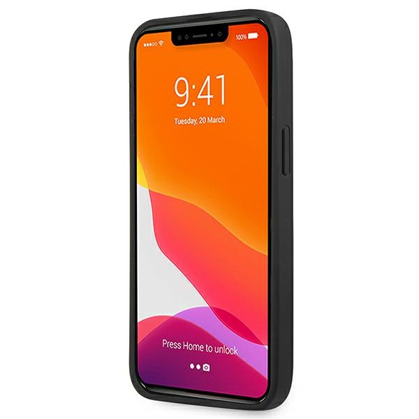 Hülle BMW Tasche Apple iPhone 13 Pro Max Signature Logo Aufdruck Schwarz Hardcase