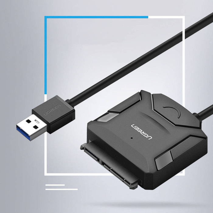 Ugreen Adapter HDD SSD USB 3.0 - SATA schwarz (20611)