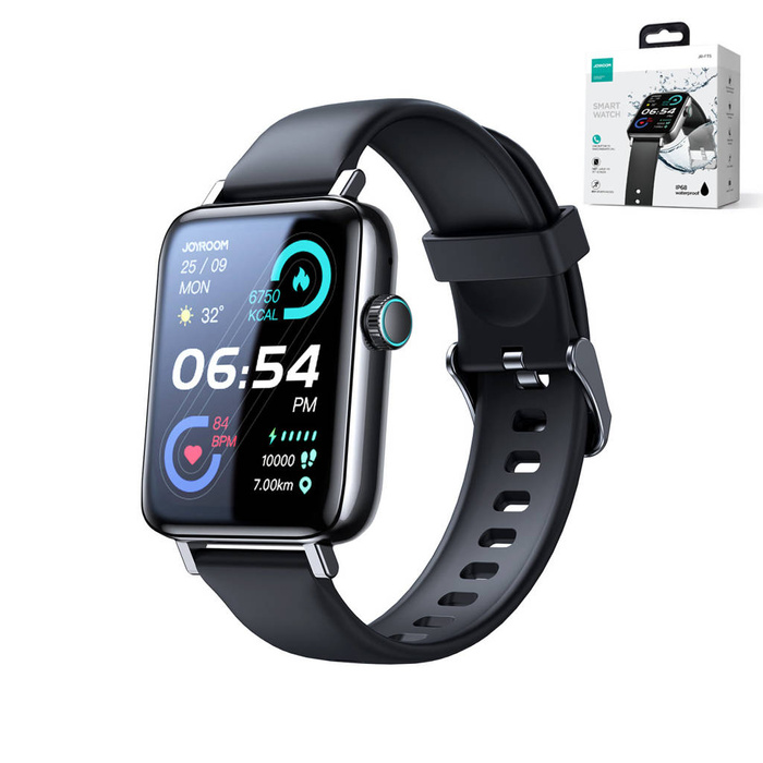 Montre intelligente Joyroom Fit-Life Series avec fonction de réponse aux appels IP68 noir (JR-FT5)