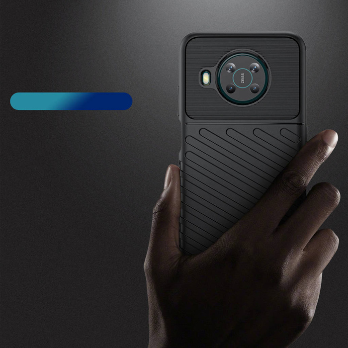 Thunder Case flexible blindé coque couverture Nokia X100 noir