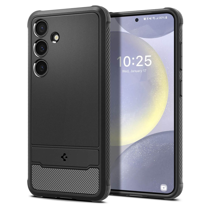 Hülle Spigen Rugged Armor Samsung Galaxy S24+ Plus MATTE Schwarz Case