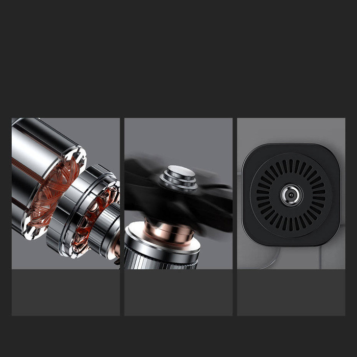 Baseus mini pompa aria compressore auto per presa accendisigari nero (CRCQ000001)