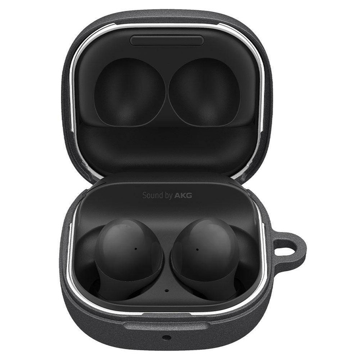 Hülle SPIGEN GEO FIT SAMSUNG GALAXY BUDS 2 / LIVE / PRO GRAPHIT GRAU