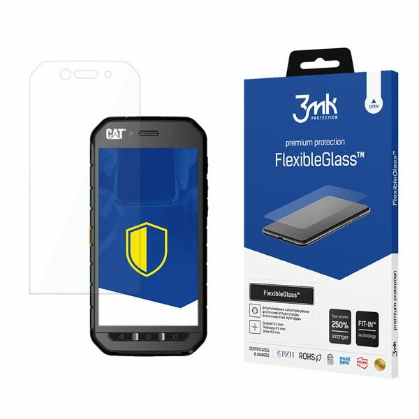 3MK Flexibles Glas CAT S41 Hybridglas