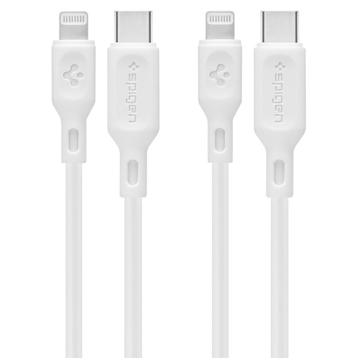 Cable Spigen CABLE DE ILUMINACIÓN DURASYNC MFI PAQUETE DE 2 100 CM BLANCO