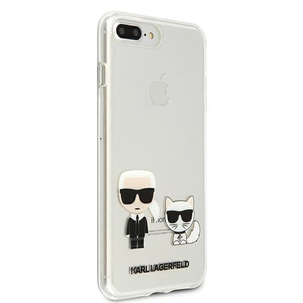  KARL LAGERFELD   7 Plus 8 Plus Karl &amp; Choupette KLHCI8LCKTR Clear Hardcase