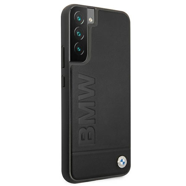 BMW Samsung Galaxy S22 Plus Signature Logo Imprint Black Funda rígido