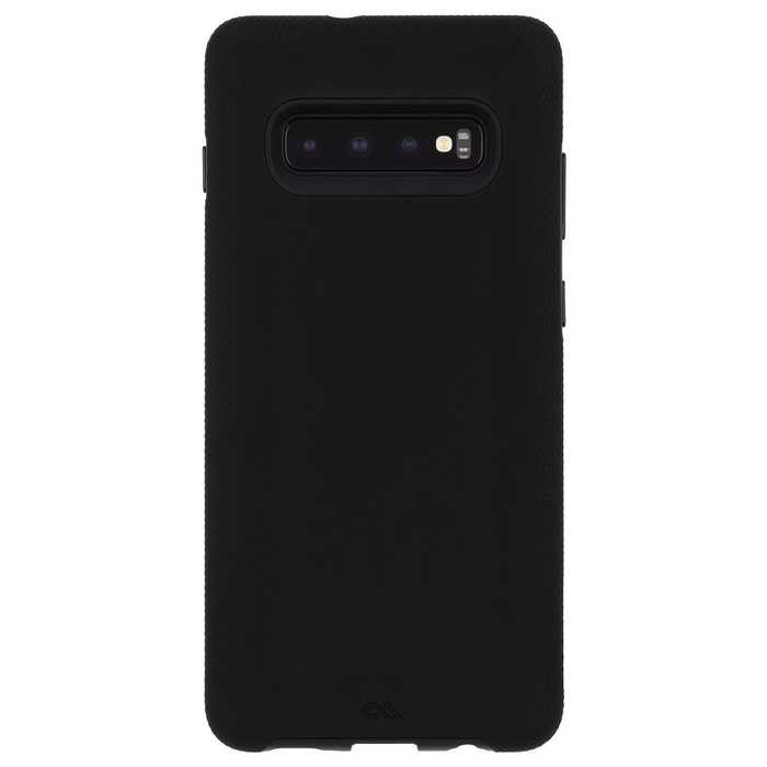 Hülle Samsung Galaxy S10+ Plus Case-Mate Tough Grip Schwarz Transparente Abdeckung