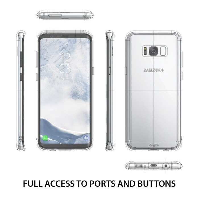Puzdro RINGKE Samsung Galaxy S8 Plus Fusion Clear View Case