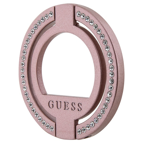 Guess MagSafe Bague stand GUMRSALDGP rose/rosé Strass