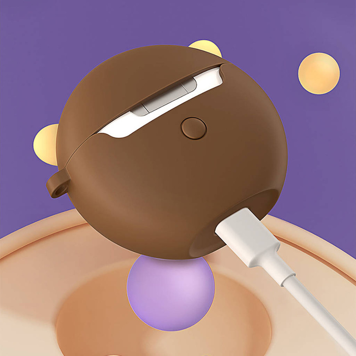 Étui en silicone Baseus pour casque Bowie E3 marron (AREA000008)