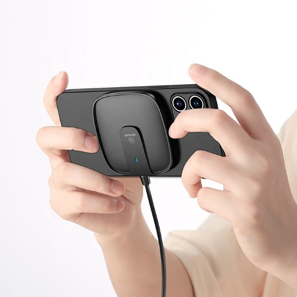 Nabíječka Indukční USAMS Apple iPhone 12 Series Magnetic 15W US-CD153 CD153DZ01 Black