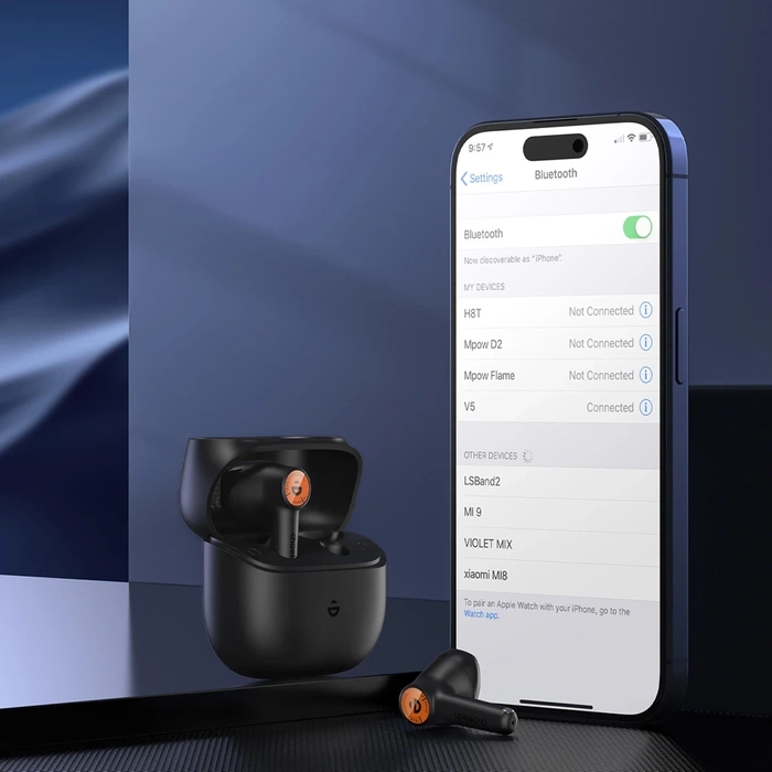 Choetech BH-T19 EyeAura Minion kabelloser TWS In-Ear Bluetooth 5.3 IPX4 Kopfhörer – Schwarz