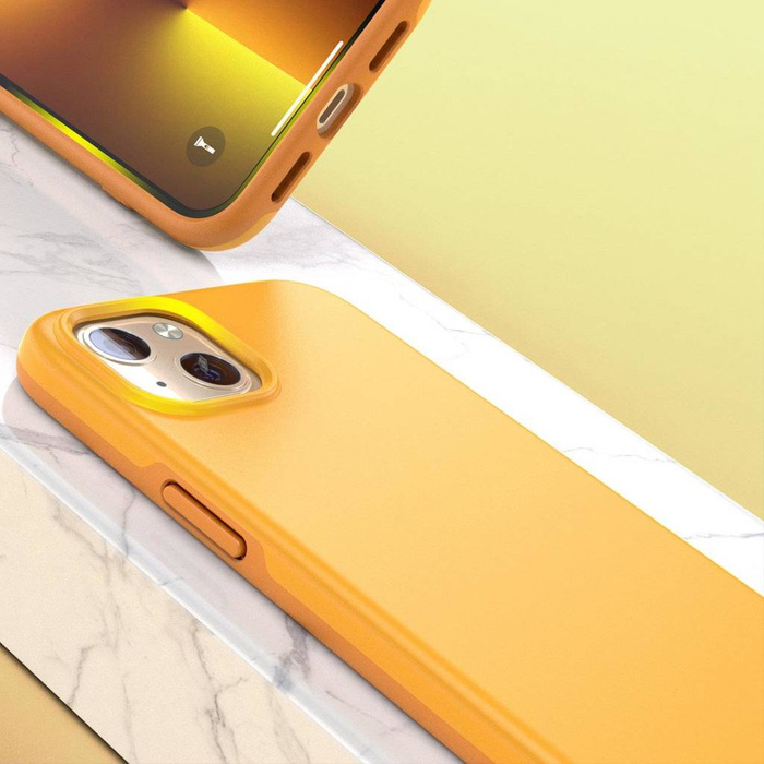 Choetech MFM Anti-drop Made For MagSafe para iPhone 13 naranja (PC0112-MFM-YE)