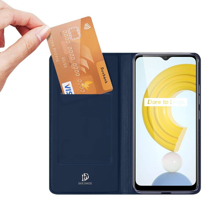 Dux Ducis Skin Pro Custodia tipo libreria per Realme C21 nera