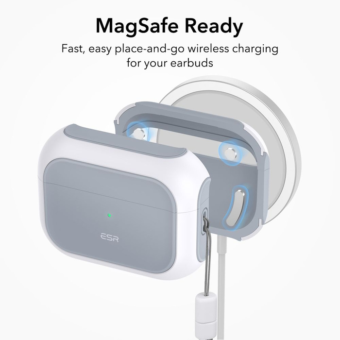 Telefontok Esr Orbit Halolock MagSafe Apple Airpods Pro 1 / 2 Fehér Case
