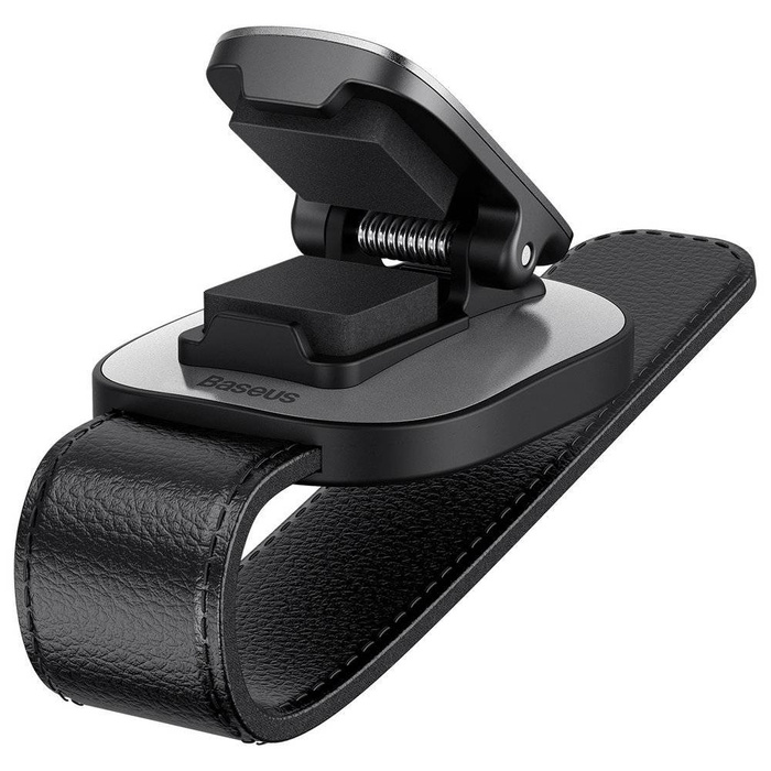 Baseus Platin Fahrzeug Brillen clip Nabenklemmung silber (ACYJN-B0S)