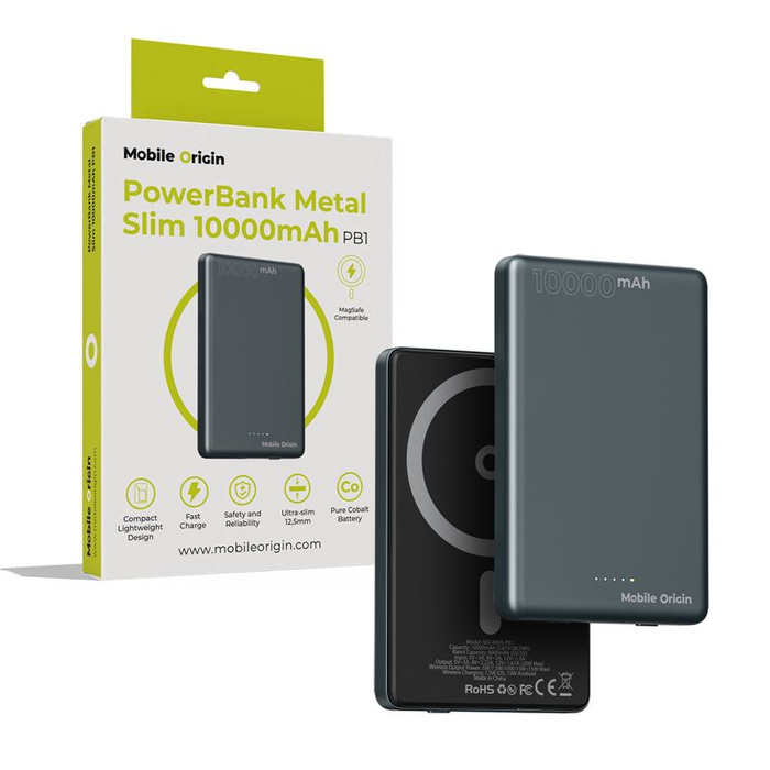 Mobile Origin Powerbank Metal Slim 10000mAh PB1