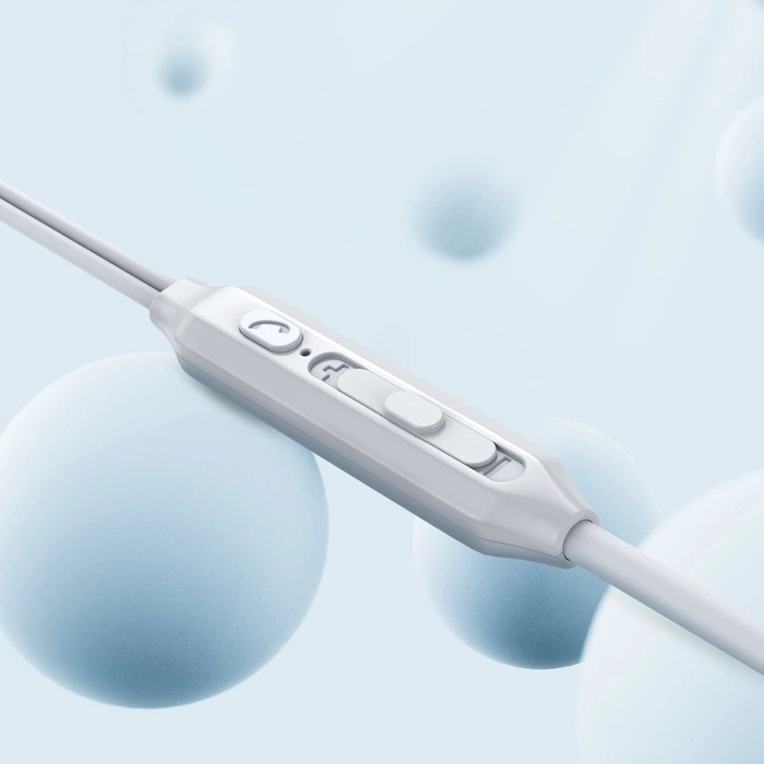 Sluchátka do uší Joyroom JR-EC06 USB-C - stříbrná