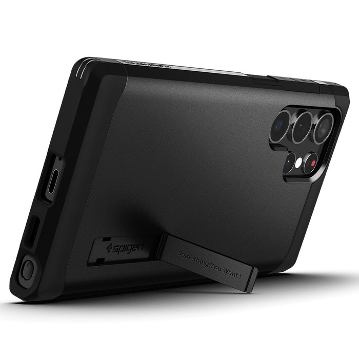 Puzdro SPIGEN Tough Armor Galaxy S21 Black Black Case