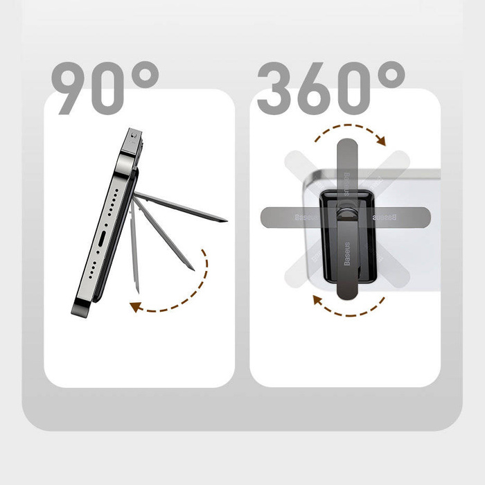 Baseus öntapadós összehajtható telefontartó fekete (LUXZ000001)
