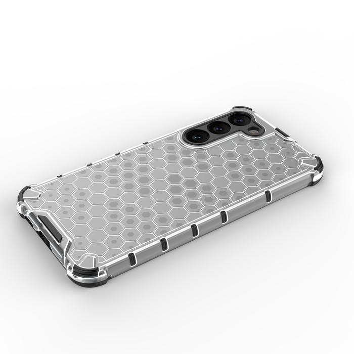 Obal Honeycomb obal pro Samsung Galaxy S23+ pancéřový hybridní kryt černý Case