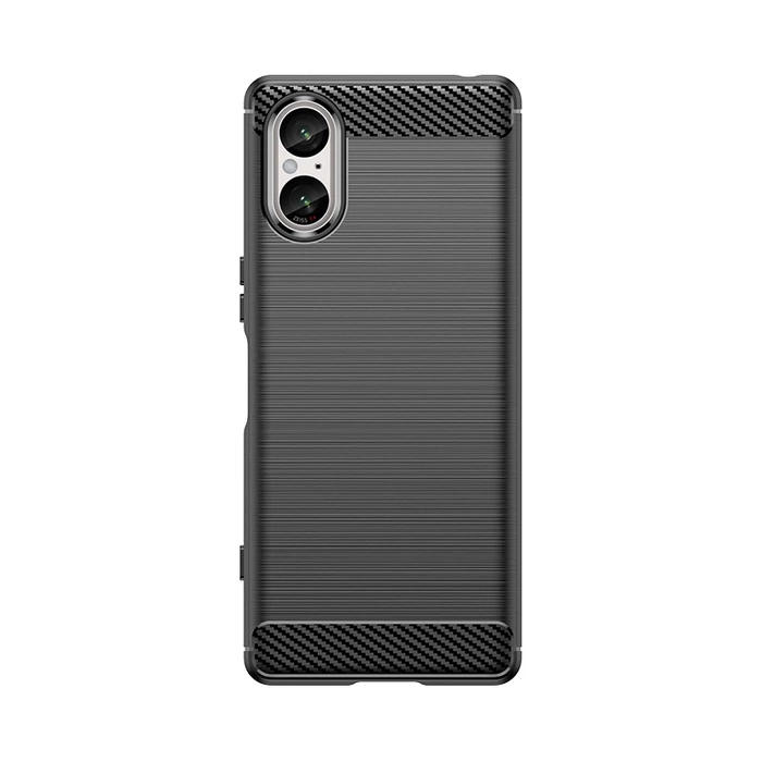 Coque Carbone pour Sony Xperia 5 V - noire