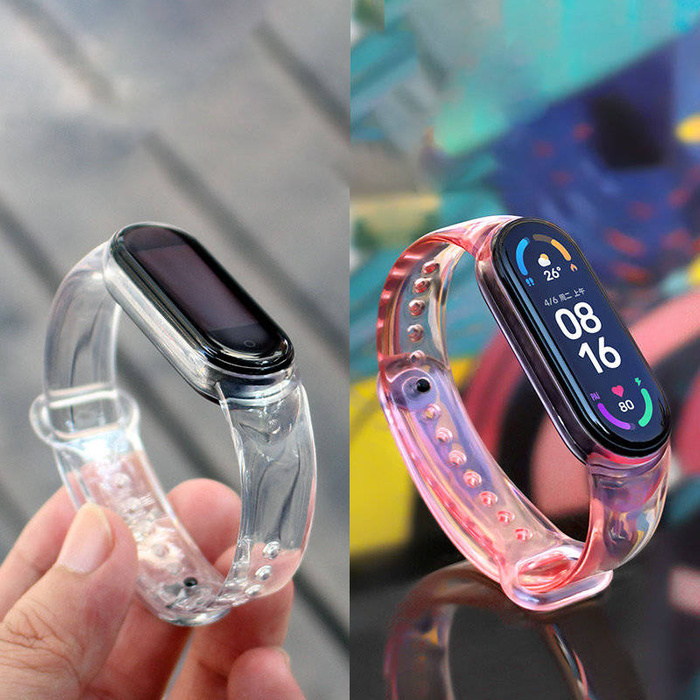 Cinturino di ricambio in silicone per Xiaomi Mi Band 6/5 giallo