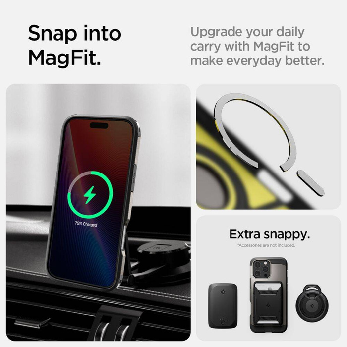 Hülle Spigen Tough Armor Mag MagSafe IPhone 16 PRO MAX GUNMETAL