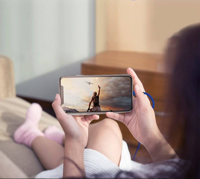 Baseus Yiven USB / Lightning Cable with Material Braid 1,8M black (CALYW-A01)