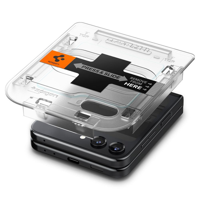 Tempered Glass Spigen GLAS.TR "EZ FIT" 2-PACK GALAXY Z Flip 5 KLAR