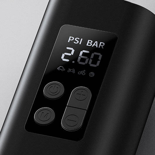 Mini compresseur de voiture Baseus pour prise allume-cigare noir (CRCQ000001)