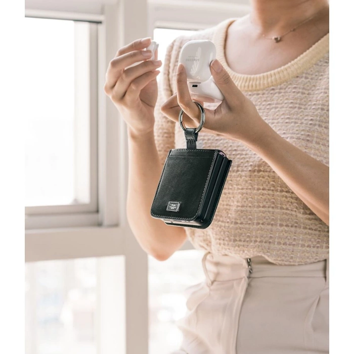 Case RINGKE Signature FOLIO GALAXY Z FLIP 4 BLACK