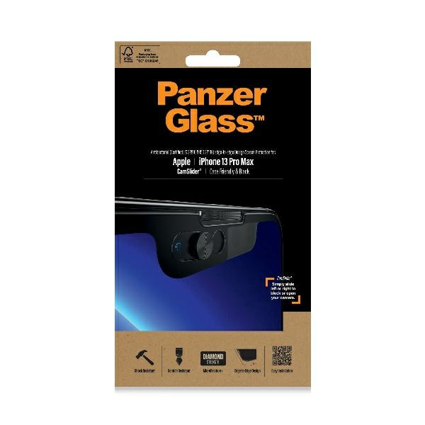 PanzerGlass E2E Microfracture iPhone 13 Pro Max 6.7" CamSlider Case Friendly AntiBacterial schwarz/schwarz 2749