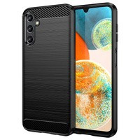 Coque Carbone pour Samsung Galaxy A14 5G silicone souple carbon cover noir