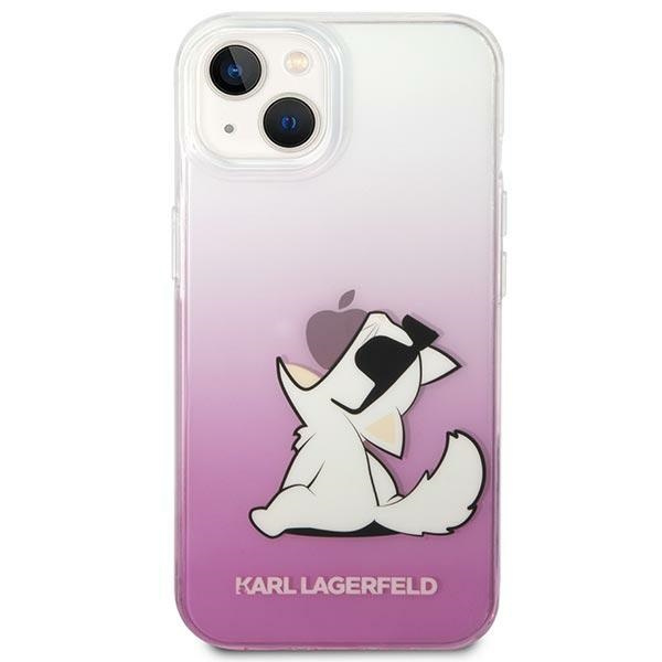 Case KARL LAGERFELD Apple iPhone 14 Plus Choupette Fun Pink Hardcase