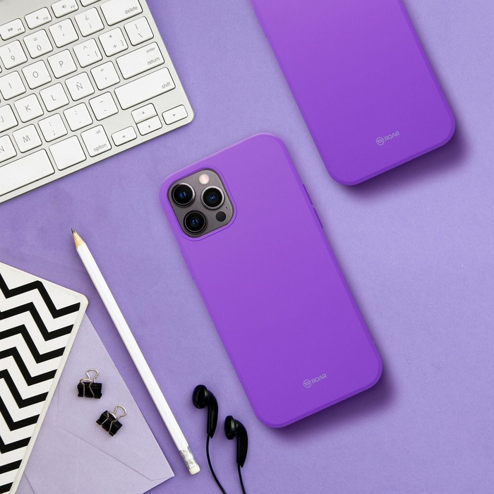 Roar Colorful Jelly case Case - for Samsung Galaxy A52 5G / A52 LTE ( 4G ) / A52s 5G Purple