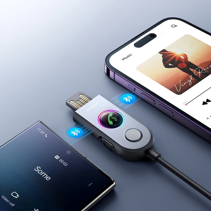 Ricevitore wireless per auto Joyroom JR-CB6 - grigio