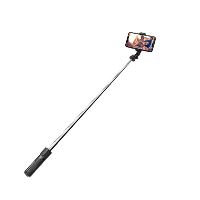 TECH-PROTECT L02S DRAHTLOSER SELFIE STICK DREIBEINIG SCHWARZ