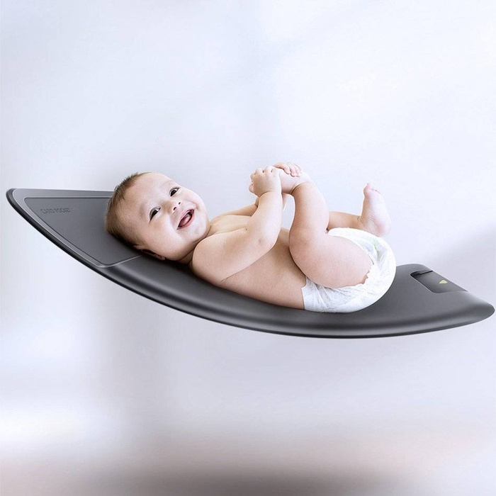 Baseus back stick silicone card bag French grey (ACKD-B0G)